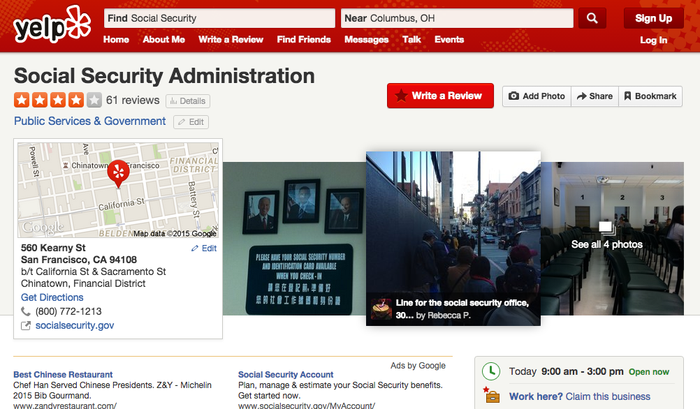 Government Agencies Get Yelp-Friendly