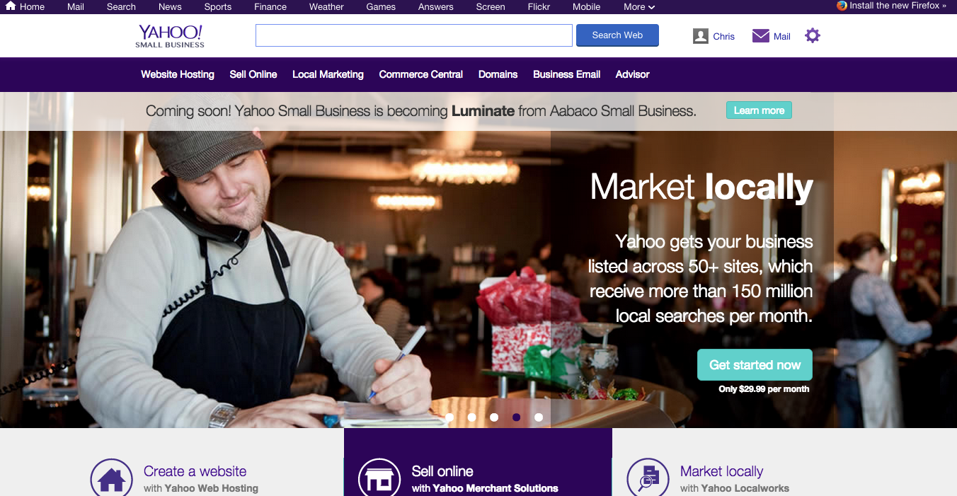 Yahoo Small Business Gets Name and Ownership Change