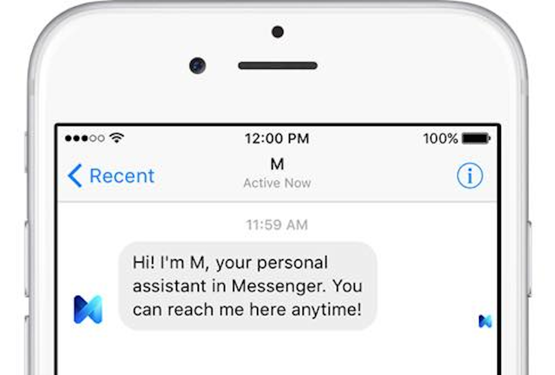 ‘M’ Is Facebook’s Personal Assistant Inside Messenger